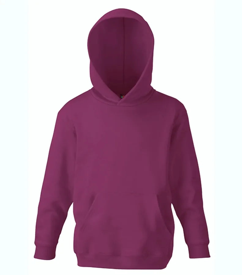 Kids Hooded Sweat Burgundy