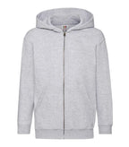 Kids Hooded Sweat Jacket Heather Grey