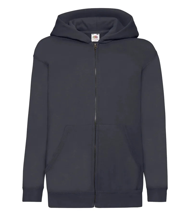 Kids Hooded Sweat Jacket DeepNavy