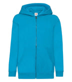 Kids Hooded Sweat Jacket AzureBlue