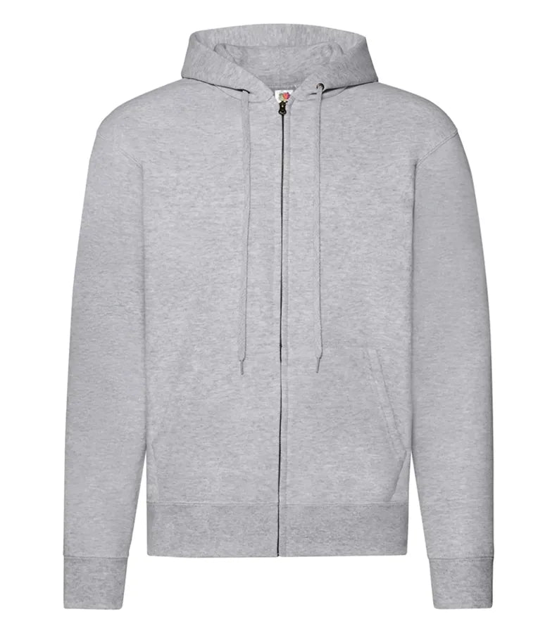 Classic Hooded Sweat Jacket Heather Grey