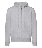 Classic Hooded Sweat Jacket Heather Grey