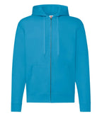 Classic Hooded Sweat Jacket AzureBlue