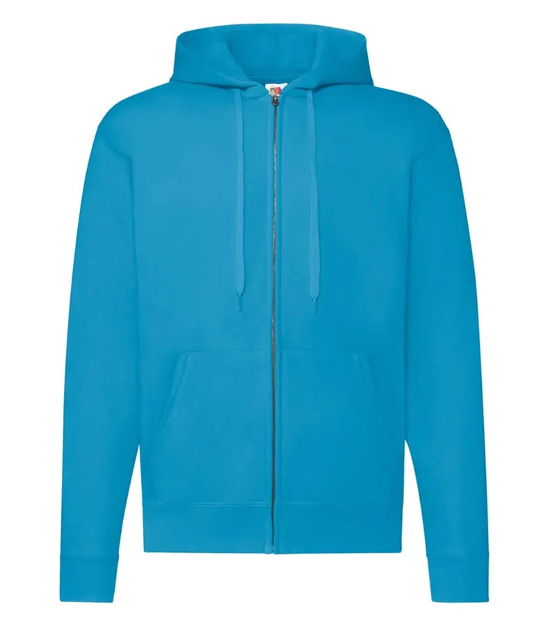 Classic Hooded Sweat Jacket AzureBlue