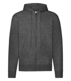 Classic Hooded Sweat Jacket DarkHeatherGrey