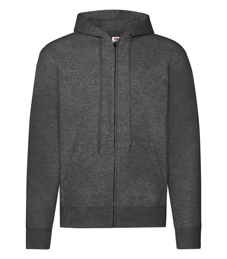 Classic Hooded Sweat Jacket DarkHeatherGrey