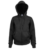 Ladies Premium Hooded Sweat Jacket Black