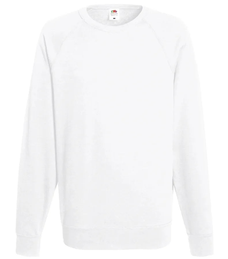 Lightweight Raglan Sweat White