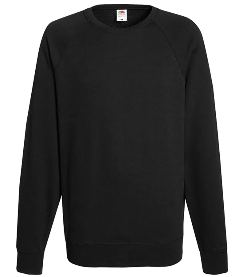 Lightweight Raglan Sweat Black