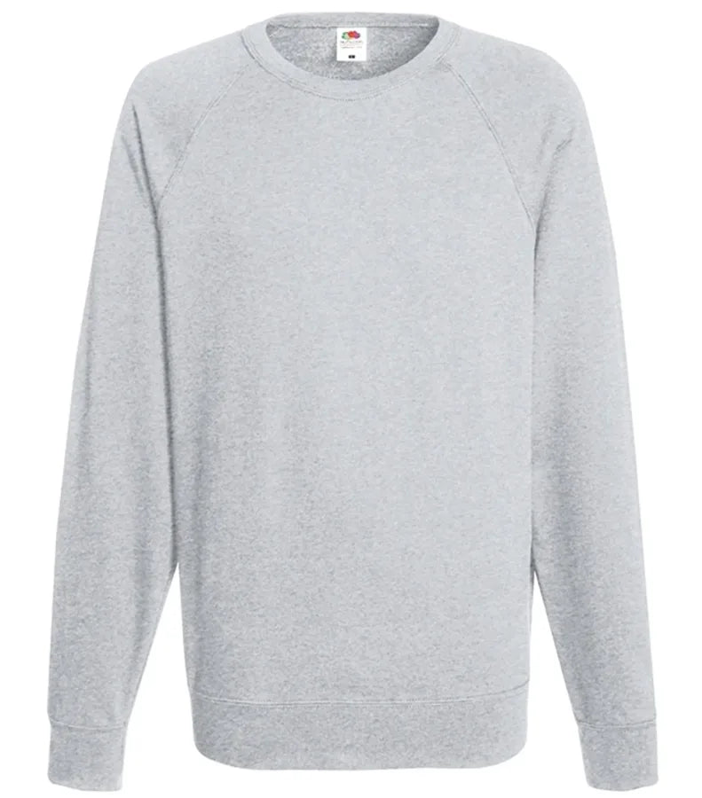 Lightweight Raglan Sweat Heather Grey