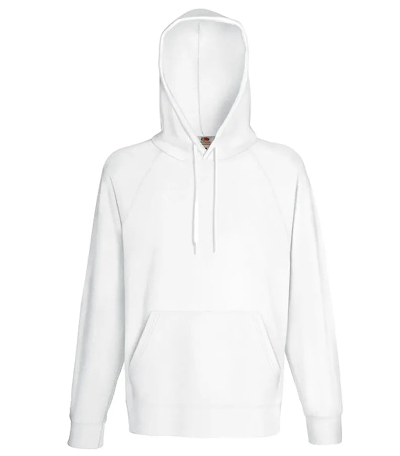 Lightweight Hooded Sweat White
