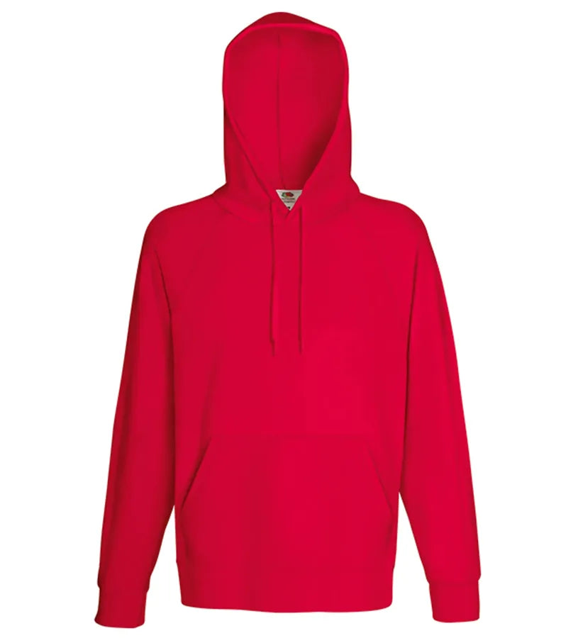 Lightweight Hooded Sweat Red