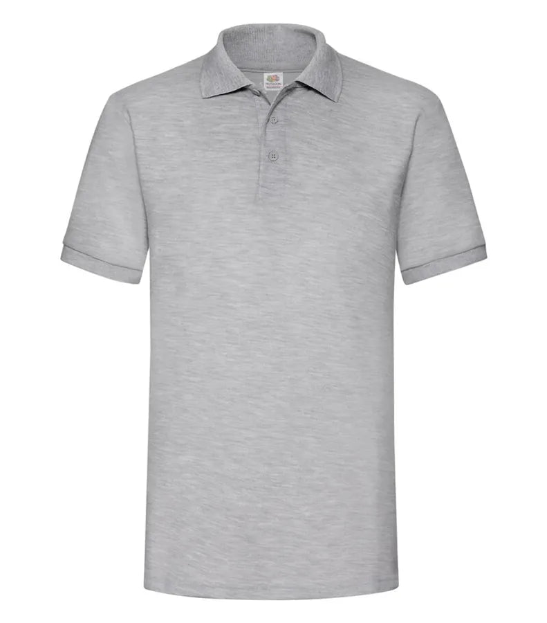 65/35 Heavy Polo Heather Grey