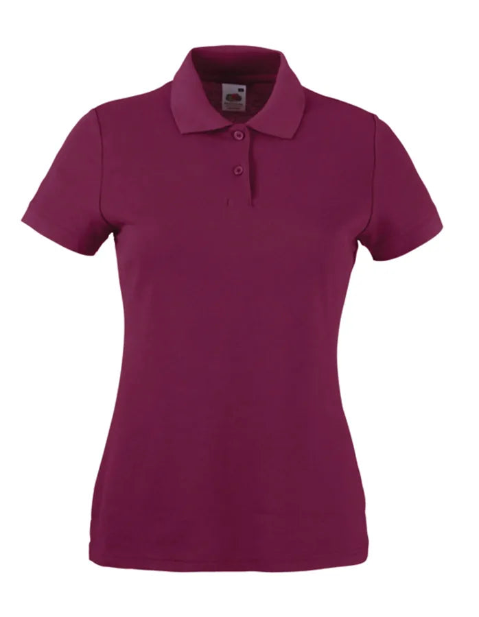 Ladies 65/35 Polo Burgundy