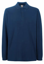 Premium Long Sleeve Polo Navy
