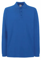 Premium Long Sleeve Polo RoyalBlue