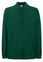Premium Long Sleeve Polo ForestGreen