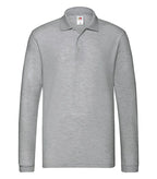Premium Long Sleeve Polo AthleticHeather