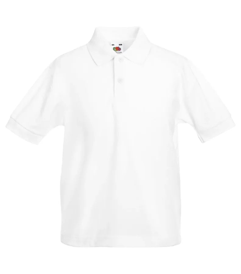 Kids 65/35 Polo White