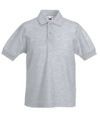 Kids 65/35 Polo Heather Grey