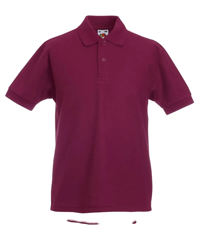 Kids 65/35 Polo Burgundy