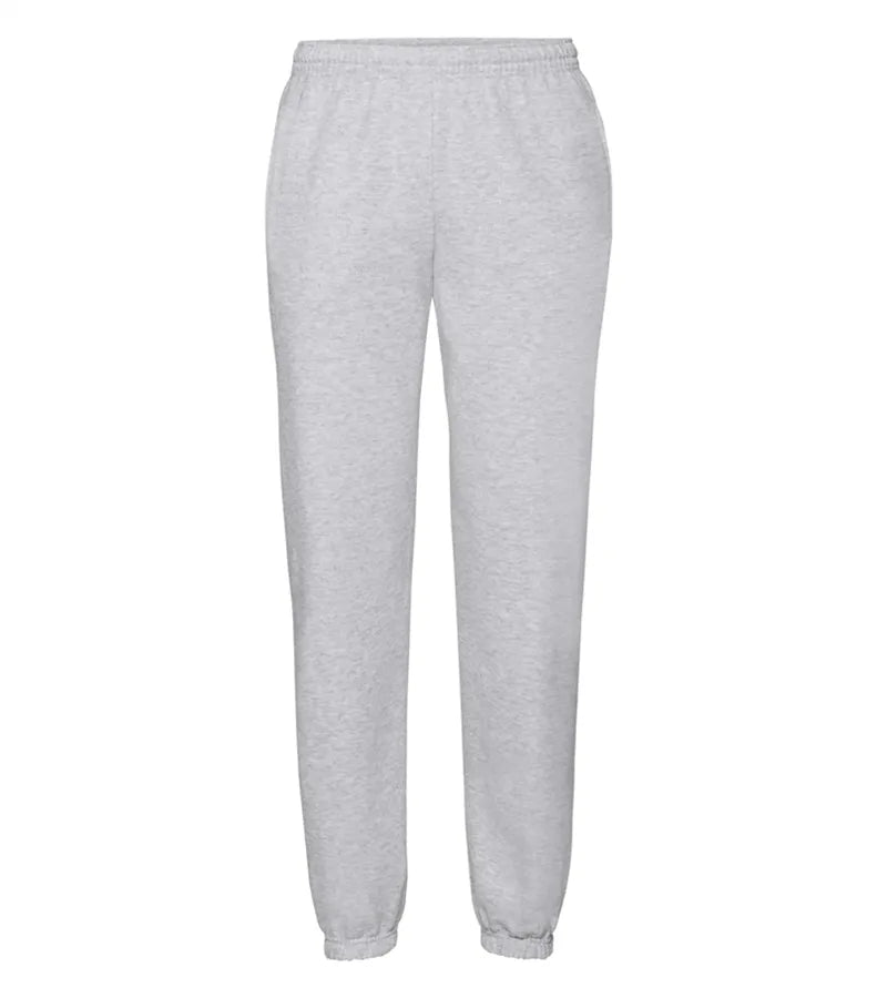 Classic Elasticated Cuff Jog Pants Heather Grey