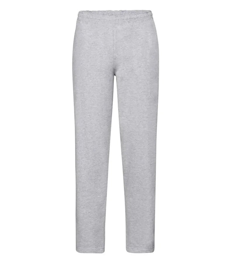 Classic Open Hem Jog Pants Heather Grey