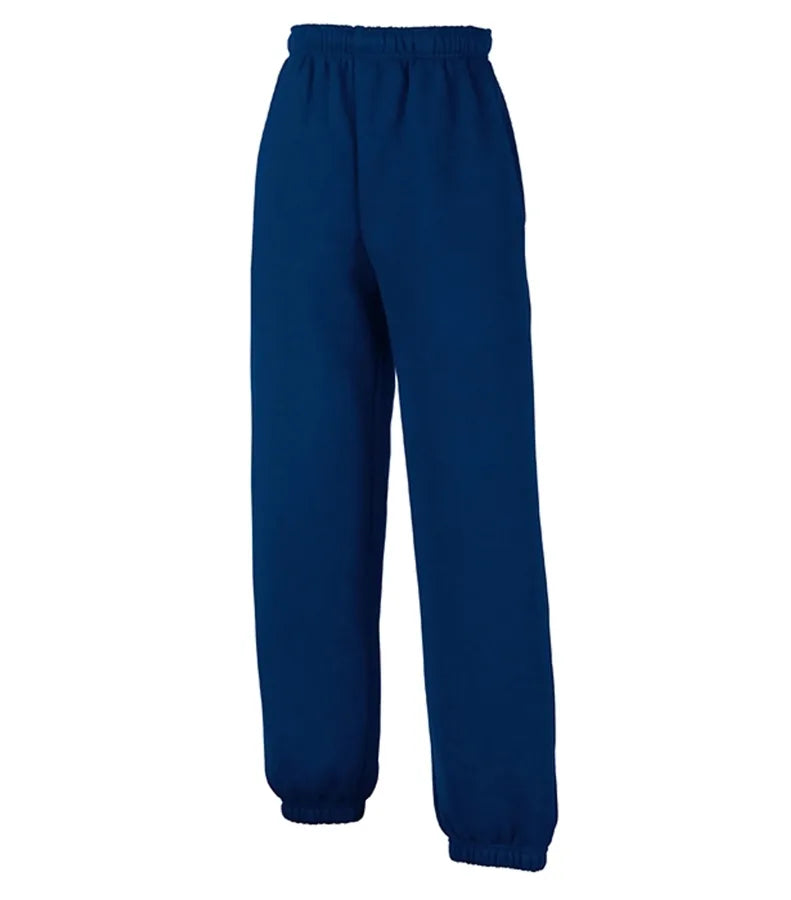 Kids Elasticated Cuff Jog Pants Navy