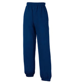 Kids Elasticated Cuff Jog Pants Navy