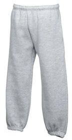Kids Elasticated Cuff Jog Pants Heather Grey