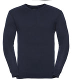 Men´s V-Neck Knitted Pullover FrenchNavy