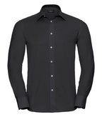Men´s Long Sleeve Easy Care Tailored Oxford Shirt Black