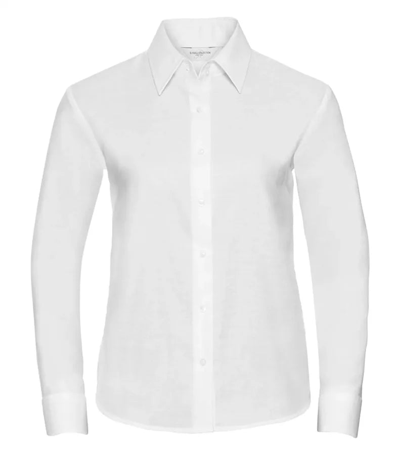 Ladies´ Long Sleeve Easy Care Oxford Shirt White