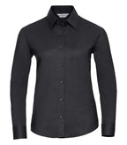 Ladies´ Long Sleeve Easy Care Oxford Shirt Black