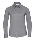 Ladies´ Long Sleeve Easy Care Oxford Shirt Silver