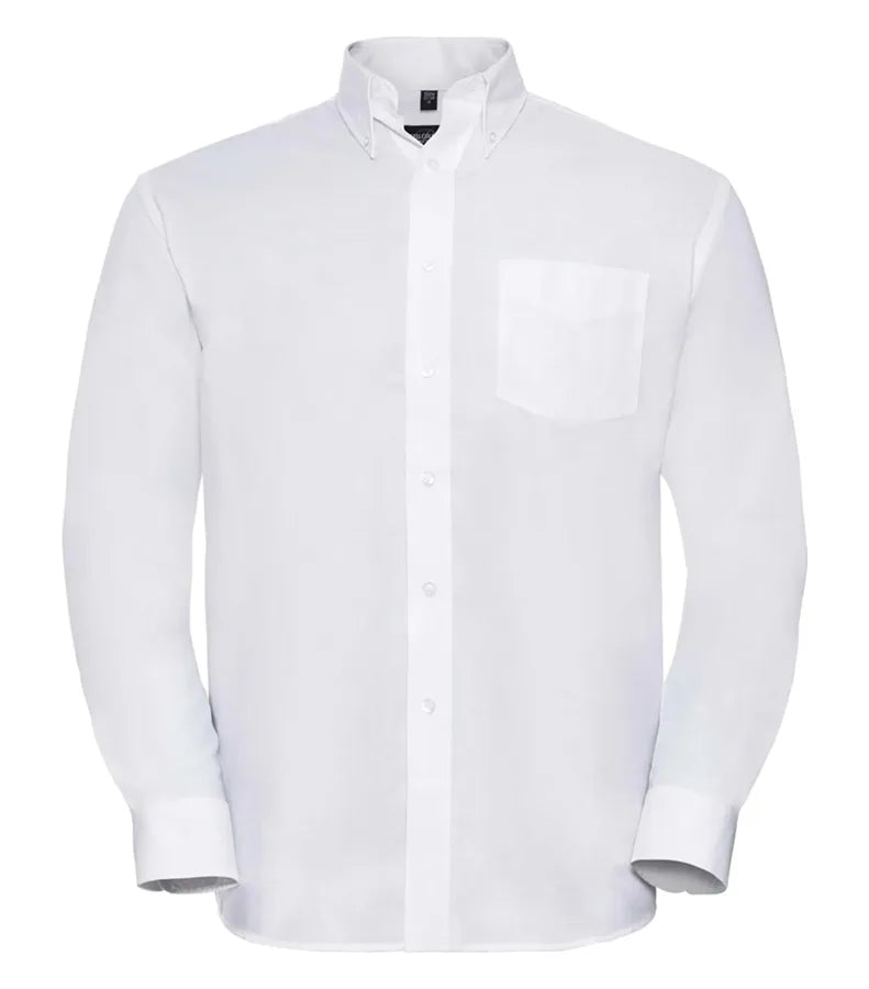 Men´s Long Sleeve Easy Care Oxford Shirt White