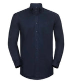 Men´s Long Sleeve Easy Care Oxford Shirt BrightNavy