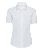 Ladies´ Short Sleeve Easy Care Oxford Shirt White