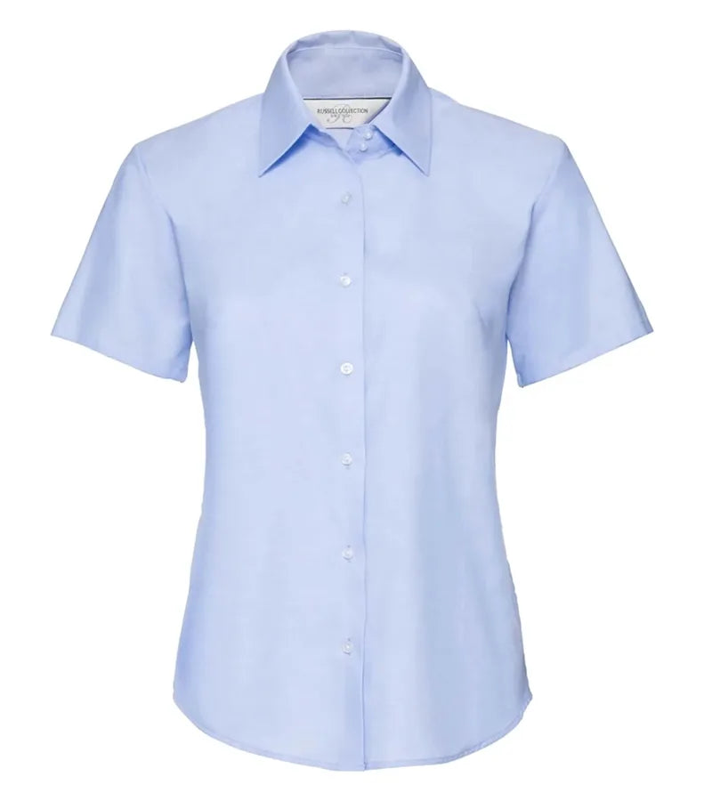 Ladies´ Short Sleeve Easy Care Oxford Shirt OxfordBlue
