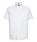 Men´s Short Sleeve Easy Care Oxford Shirt White