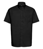 Men´s Short Sleeve Easy Care Oxford Shirt Black