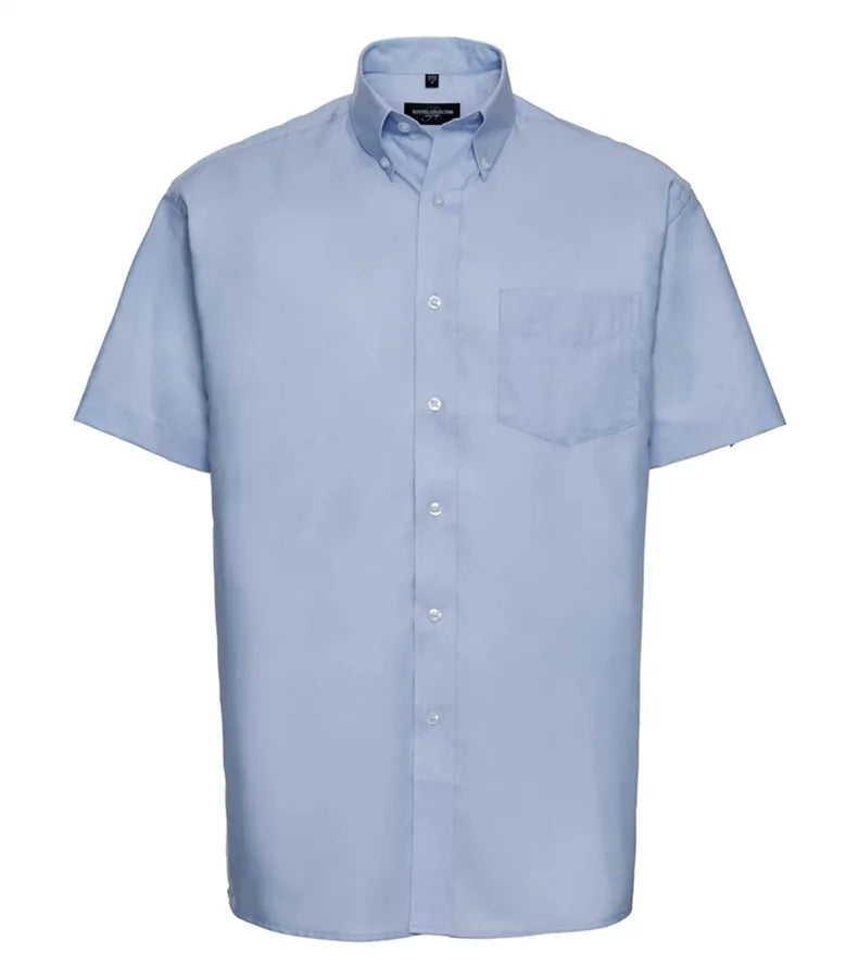 Men´s Short Sleeve Easy Care Oxford Shirt OxfordBlue