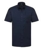 Men´s Short Sleeve Easy Care Oxford Shirt BrightNavy