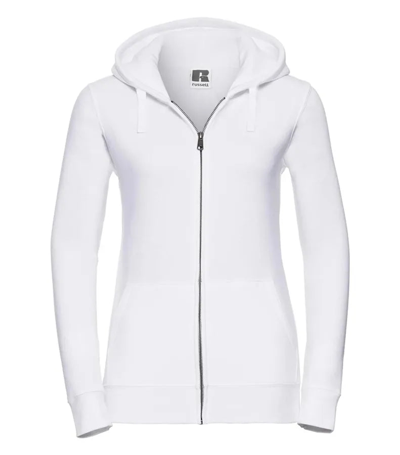 Ladies´ Authentic Zipped Hood White