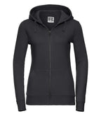 Ladies´ Authentic Zipped Hood Black