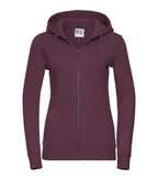 Ladies´ Authentic Zipped Hood Burgundy