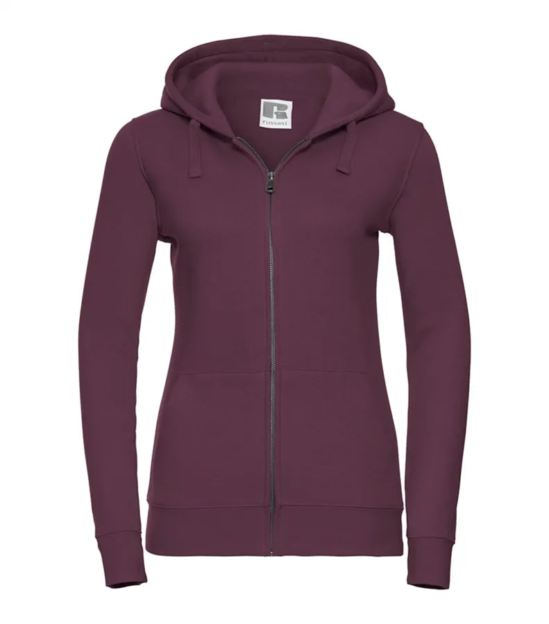 Ladies´ Authentic Zipped Hood Burgundy