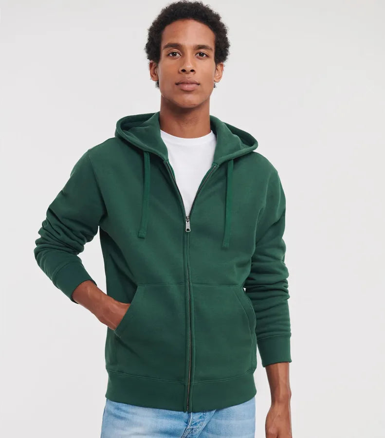 Men´s Authentic Zipped Hood White