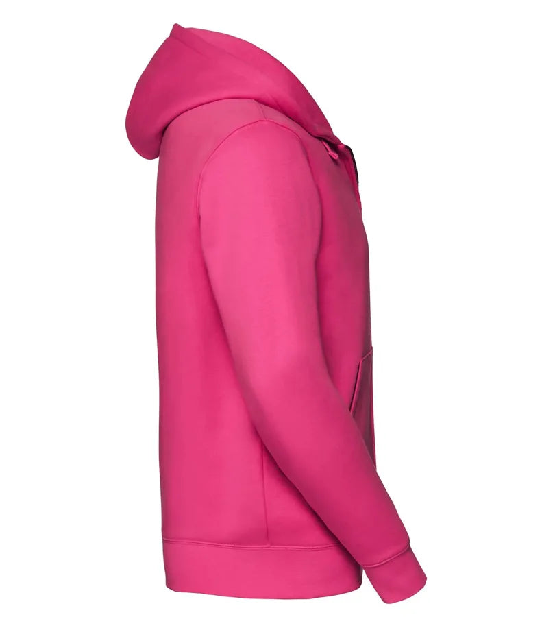 Men´s Authentic Zipped Hood Fuchsia