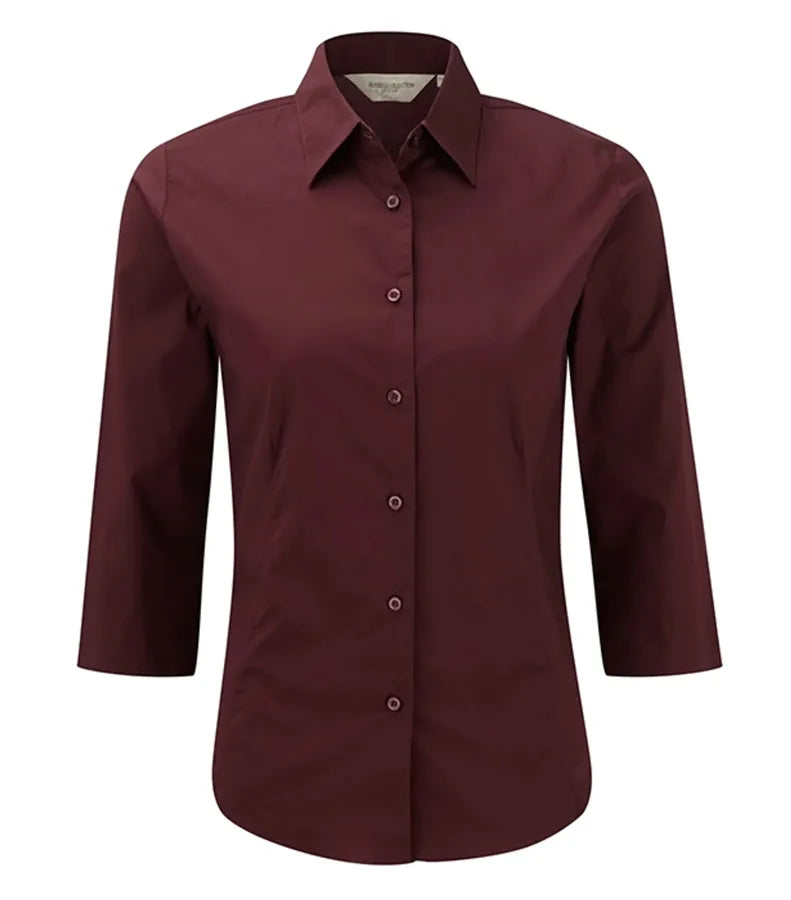 Ladies´ 3/4 Sleeve Easy Care Fitted Shirt Port